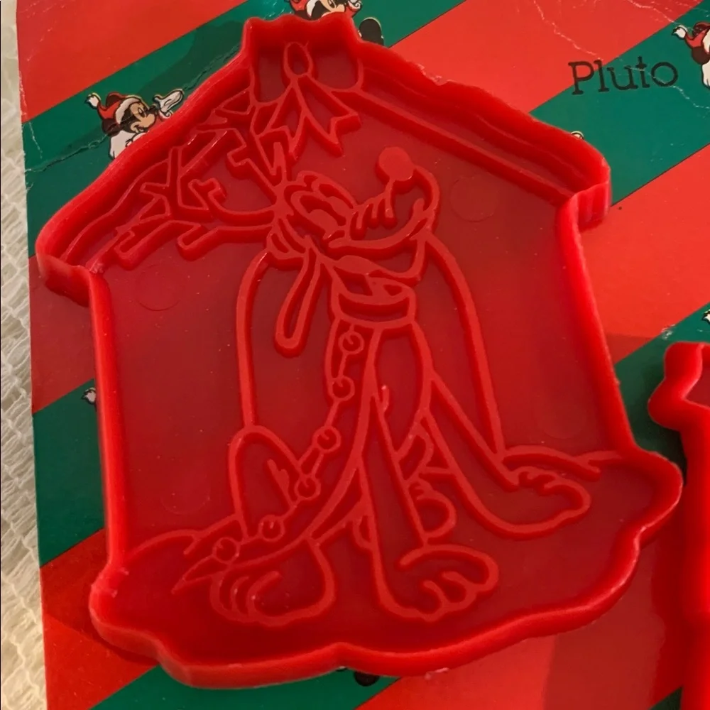 Vintage Walt Disney Christmas Stocking Cookie Cutters Set of 6 X-Large
